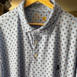 Polo Ralph Lauren Men's Classic Fit Performance Floral Print Polo Golf Shirt